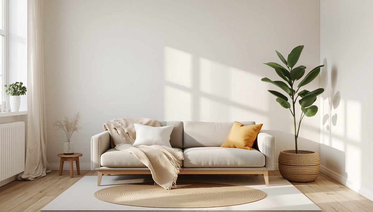 Intérieur scandinave lumineux